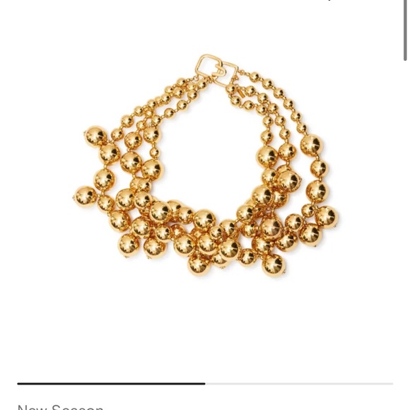 Kenneth Jay Lane Radiant Gold Necklace - Picture 1 of 5
